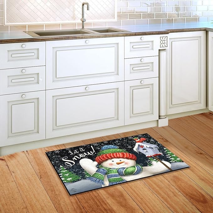 Briarwood Lane Snow Time Snowman Winter Doormat