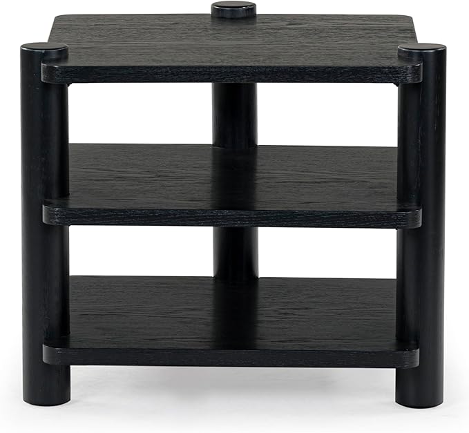 SAFAVIEH Couture Collection Edisyn Black 3-Shelf Accent Table