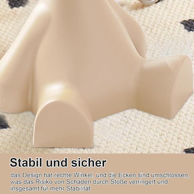 Mini Circle Side Table, Small Modern Bowl-Shaped Coffee Table, Sofa End Table Nightstand, Modern Bedside Home Decor for Living Room, Bedroom，Living Room (Large Milky)