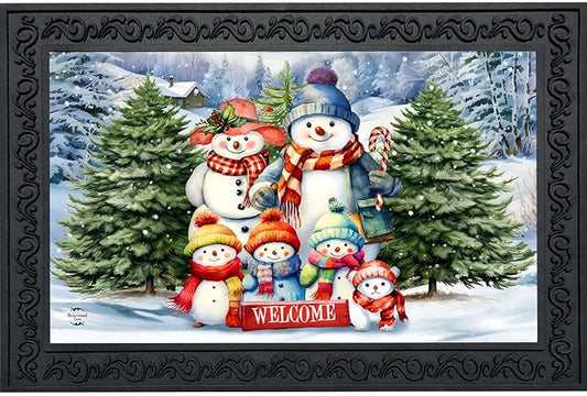Briarwood Lane Snow Family Doormat