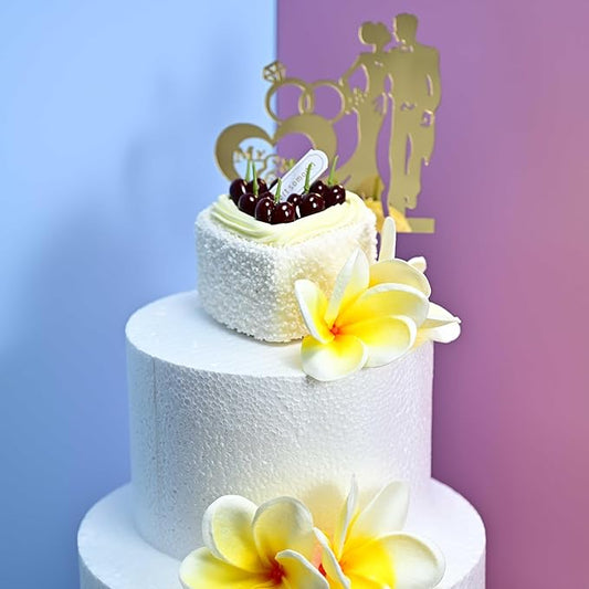 20pcs Gradient Yellow Red Flowers PU Real Touch Flowers Hawaiian Plumeria Tropical Artificial Flowers for DIY Floral Gifts Wedding Home Office Table Decor Farmhouse Table Centerpiece Decorations