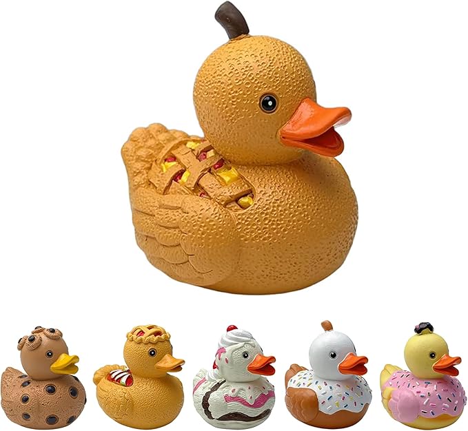 Whimsical Resin Shelf Sitter - 3 Inch Mini Decorative Sculpture for Office Desk Kitchen Living Room School - Creative Tabletop Ornament Gift with Exquisite Detailing (Pizza A)