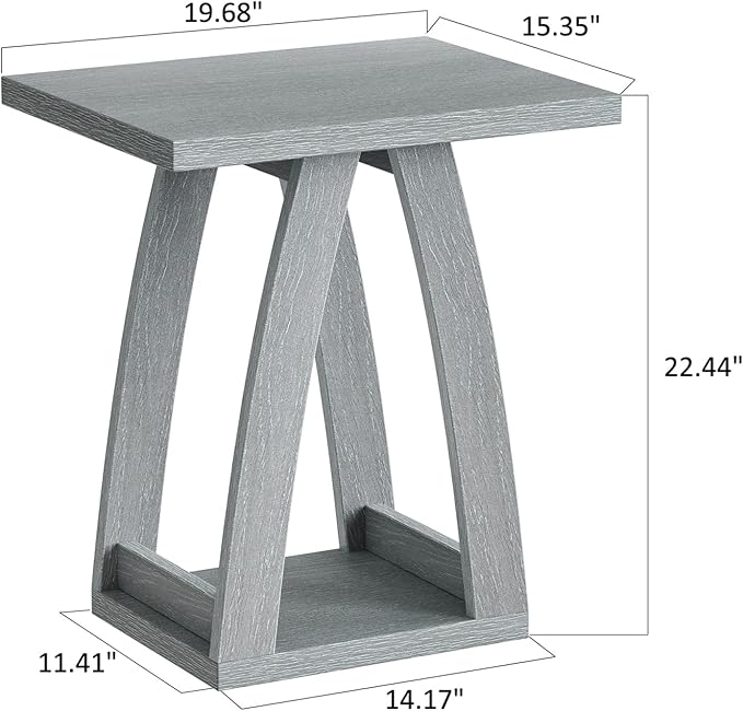 End Tables Living Room Set of 2. Side Tables Living Room. Side Table Beside Sofa. Modern End Table for Home. Slate Grey End Tables Set of 2