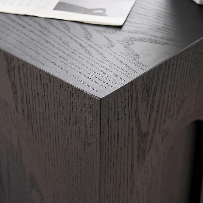 15.74'' Square Coffee Table for Living Room, Minimalist Coffee Table Modern Coffee Table, Tea Table Side Table End Table Small Coffee Table Accent Table Bedside Table for Apartment Office,Black