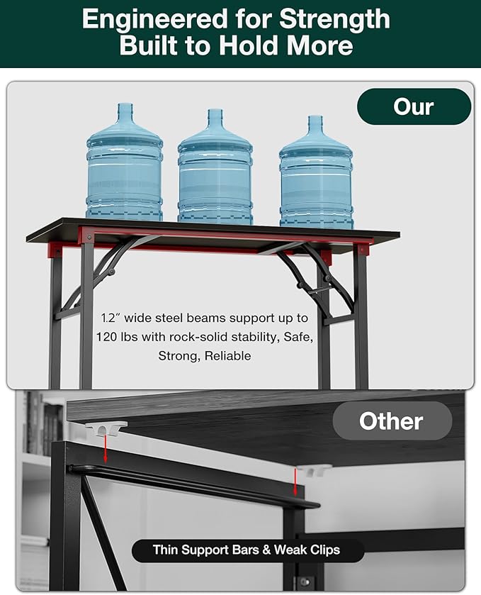 Frylr Small Folding Computer Desk – Portable 43.3 Inch Foldable Laptop Table, Collapsible and Compact for Easy Storage and Fast Setup, Lightweight for Small Spaces, Craft and Study Use,Charcoal Wenge