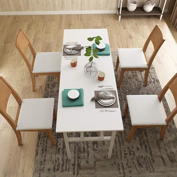 Need Home Office Desk - 62 Inches Large Computer Desk Sturdy Black Table Foldable Desk Gaming Computer Table No Assembly Required AC5DW(157.5 * 60)