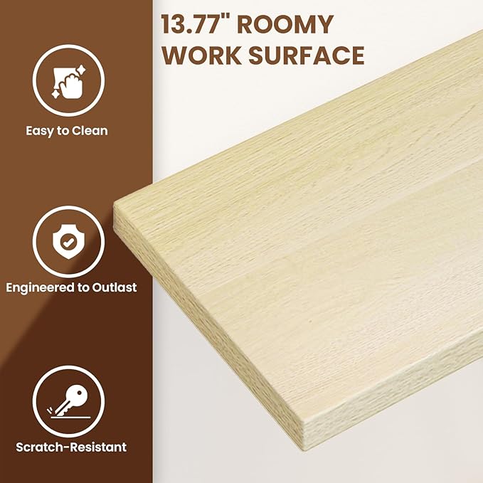 55-Inch Long Console Table, X-Shaped Wooden Sofa Table Behind The Couch, Farmhouse Entryway Table for Entrance, Hallway, Living Room, Natural