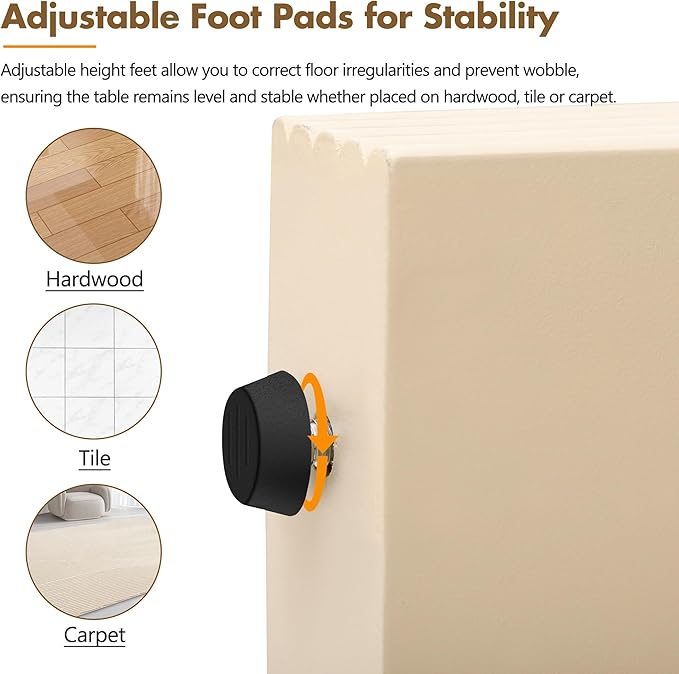 kevinplus 55'' Modern Console Table Sofa Table Entryway Table with 2 Drawers for Living Room, Contemporary Wood Console Table Sofa Table Sturdy Construction for Living Room, Apricot Cream/Wood