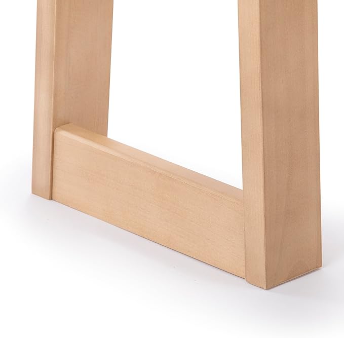 Plank+Beam Solid Wood Console Table, 46 Inch, Sofa Table, Narrow Entryway Table for Hallway, Behind The Couch, Living Room, Foyer, Easy Assembly, Blonde