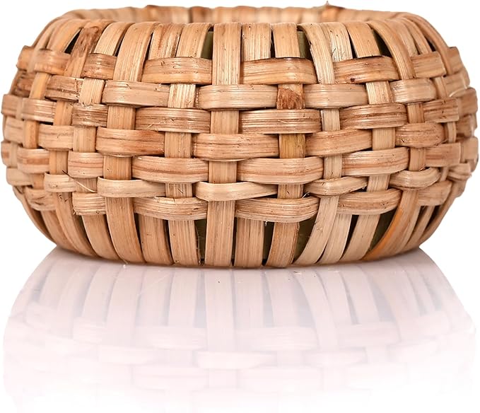 Napkin Rings Set of 12 - Handmade Decorative Serviette Rings for Dining Table, Weddings, Parties, Events, Holiday Gatherings, and Everyday Use Boho Rustic Farmhouse Décor (Brown) - ALPHA Living HOME