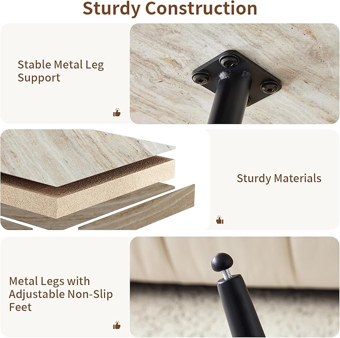 31.5" Modern Round Coffee Table,Small Coffee Tables Center Table with Metal Legs Wood Mars Marble-Patterned Tabletop for Living Room Office Apartment,Easy to Assemble, Wood Mars Marble