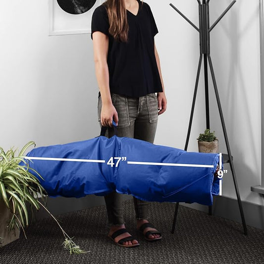 Zenithen Indoor Portable Wood Butterfly Folding Accent Chair, Perfect for Reading, Studying, Gaming, Suitable for Dorm Rooms, Bedrooms, and Living Rooms, Blue (Pack of 1)