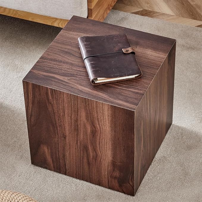 Side Table, End Table Living Room Tables, Wood Sofa Couch Bedside Table, Nightstand for Small Spaces, Bedroom
