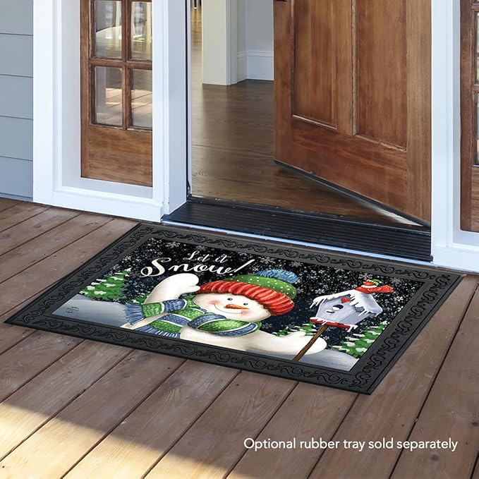 Briarwood Lane Snow Time Snowman Winter Doormat