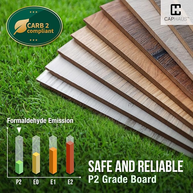 CAPHAUS 41” Unique Design 4-Tier Industrial Thick Sofa Console Table w/Storage & Charging Station, Entrance Tableau w/ 2 Outlets, USB & Type-C Ports for Living Room, Hallway, Rustic, Hourglass