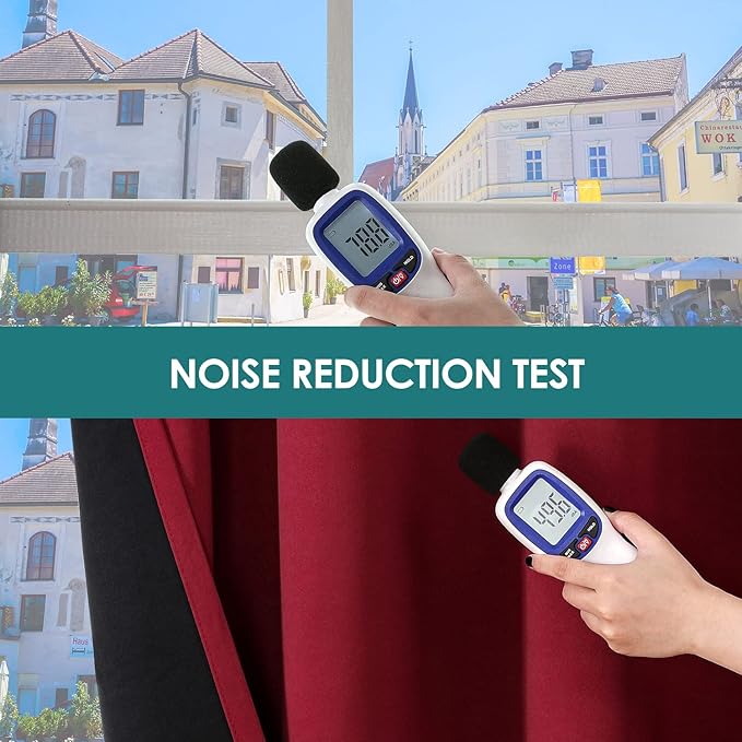 ChrisDowa 100% Blackout Curtains 102 inch Long for Bedroom with Black Liner, 2 Thick Layers Total Blackout Thermal Insulated Grommet Window Curtains 2 Panels Set (Burgundy, 52 x 102 Inch)