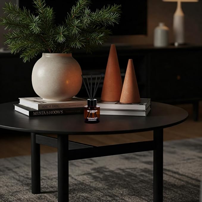 Reed Diffusers for Home – Frankincense Spice Aroma Diffuser with Essential Oils, Formula, Long Lasting Scent for Bedroom, Living Room, Bathroom, or Office – 50ml