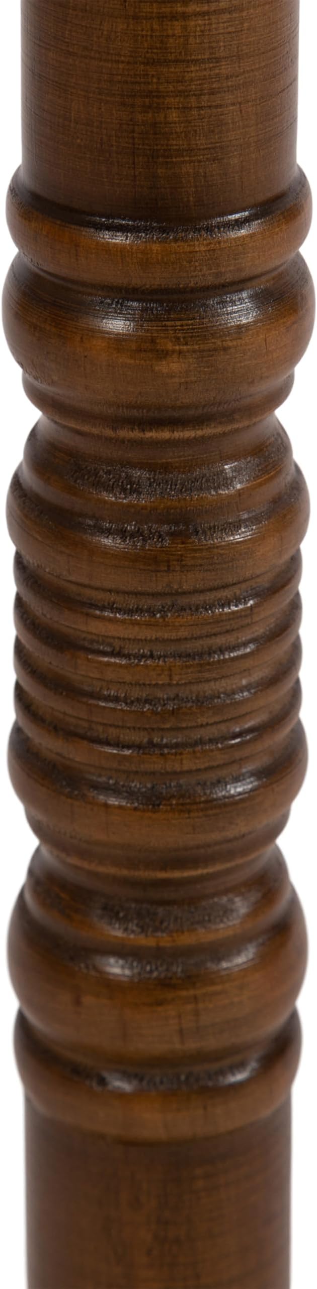 Kate and Laurel Bellport Farmhouse Round Drink Table; 10 x 10 x 22; Natural Rustic; Decorative Coastal Martini Table for Use as Charming Indoor Plant Stand or Living Room Pedestal Table