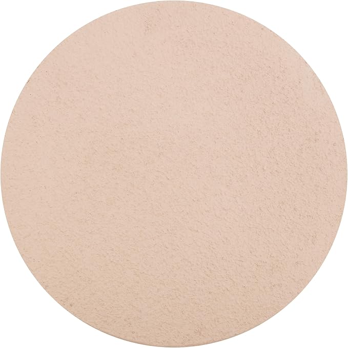 JONATHAN Y TBL1108B Hollie 18" Minimalist Modern Drum Indoor/Outdoor Accent Table Pedestal, Contemporary, Mid-Century, Art Deco, Bohemian, Patio, Garden Room, Bathroom, Living Room, Pink Frosted