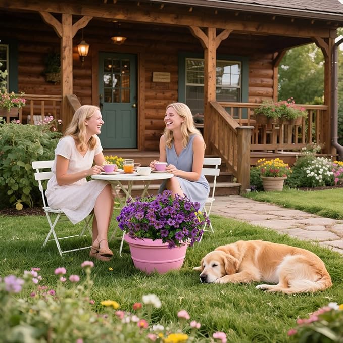 12 Bundles Artificial Flowers for Outdoor Indoor Fake Flowers UV Resistant Artificial Outdoor Flowers Fake Plants Beautiful Faux Flower for Porch Garden Home Patio Decor Home Wedding (Purple)