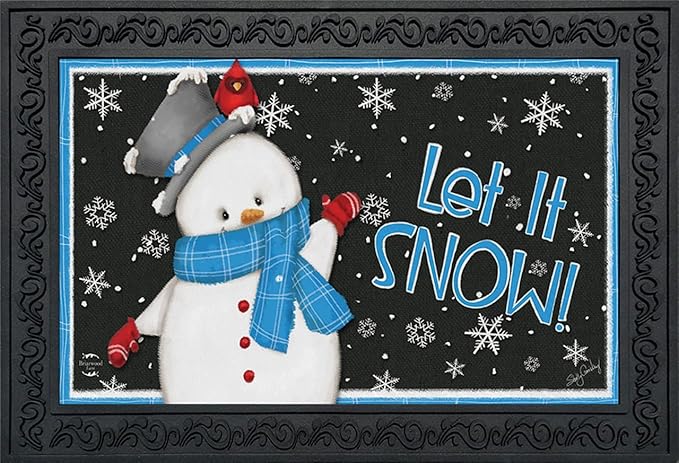 Briarwood Lane Jolly Winter Snowman Doormat