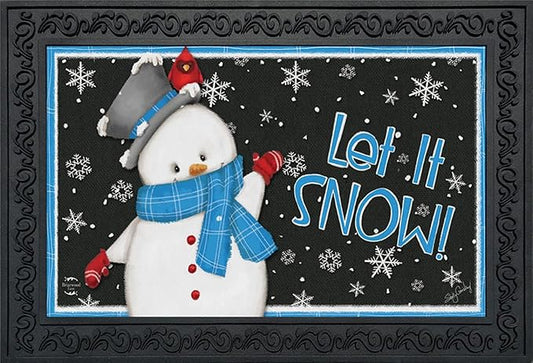 Briarwood Lane Jolly Winter Snowman Doormat