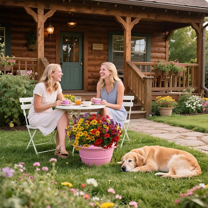 12 Bundles Artificial Flowers for Outdoor Indoor Fake Flowers UV Resistant Artificial Outdoor Flowers Fake Plants Faux Flower for Porch Garden Home Patio Decor Home ((Mix Pink Red Purple Yellow))