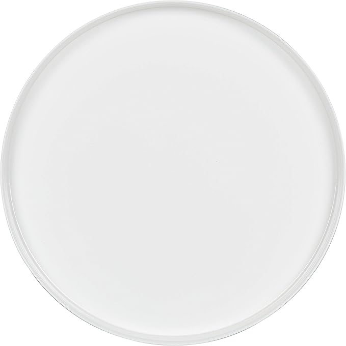 Kate and Laurel Celia Round Metal Foldable Tray Accent Table, White with Gold Base