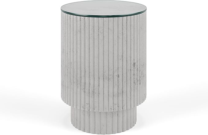 12 inch Round Glass Table Top - Clear Tempered Glass Surface Protector - Safe Pencil Polished Edge - Coffee, Dining and End Table