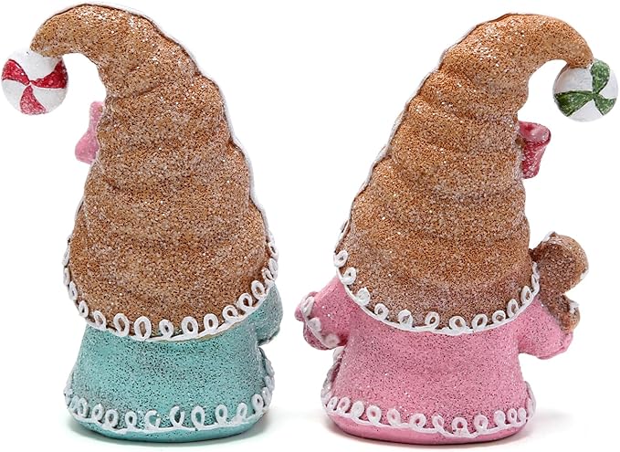 Hodao Christmas Gingerbread Man Gnomes – Christmas Party Home Decor Unique Design Elf Decorations Choice and Special Christmas Decor (Multicolor)