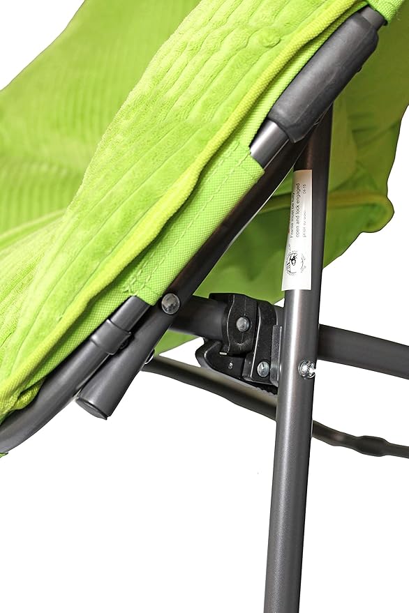 Zenithen Limited Portable Hexagon Folding Metal Framed Chairs, Perfect for Dorm Rooms, Bedrooms, Reading, Studing, Movies Gaming, and Living Rooms, Light Green (Pack of 2)