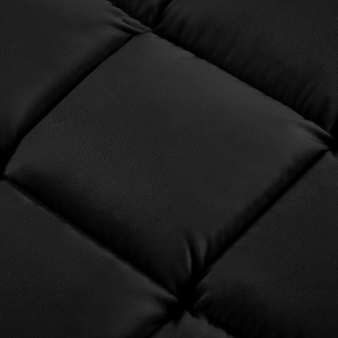 Yaheetech Floor Chair, Meditation Chair with Back Support Gaming Floor Lounger with 14 Adjustable Position for Adult, Black