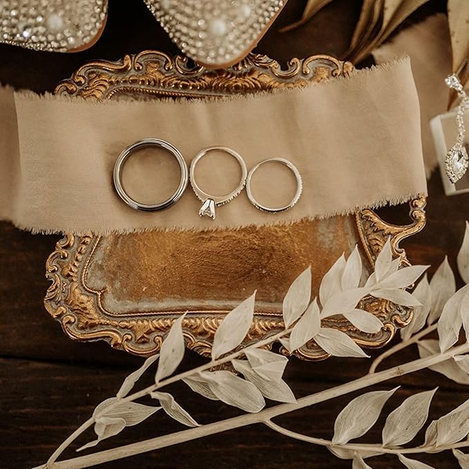 Small Antique Tray Jewelry Ring Dish, French Decor Gold Vintage Trinket Jewelry Holder, Antique Home Decor Display Trays Gifts for Women, Wedding, Birthday, for Women