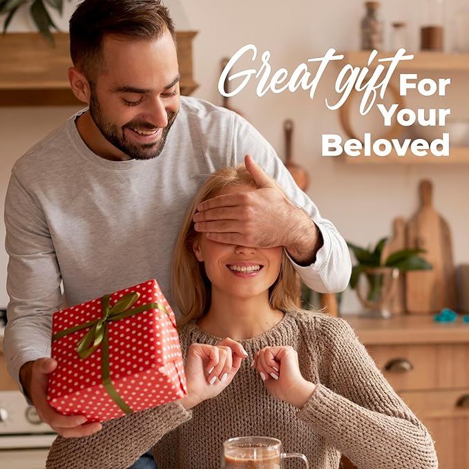 Wooden Scallop Serving Tray - for Coffee Table, Breakfast, Dinner Kitchen Living Room Bedroom, and Home Decor for All Occasions (Pastel Purple, M)