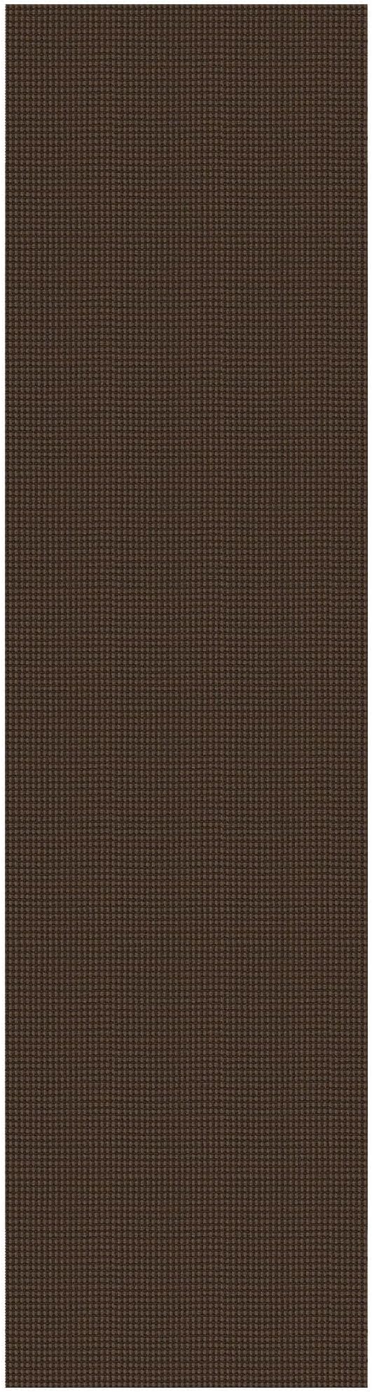 IOHOUZE Washable Runner Rug 3x10 Non Slip Rubber Backed Long Hallway Runner Entryway Runner Indoor, Kitchen Rugs Woven Cotton Floor Carpet for Hall Entrance, Brown