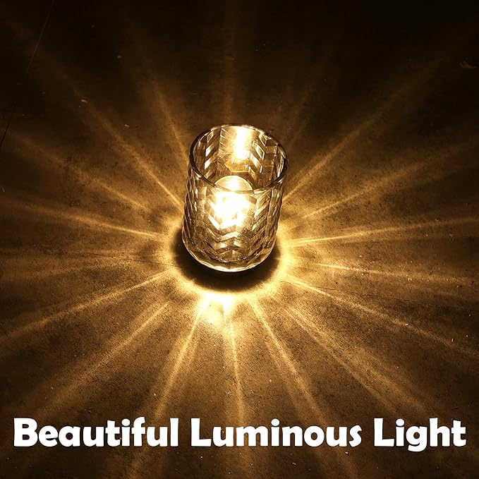 Battery Operated Lamp with Timer, Small Table Lamp for Office Desk Decor, Glass Cordless Lamp Bedside Cozy Light for Living Room Aesthetic, Entryway Wave Design-Grey