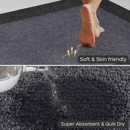 Machine Washable Kitchen Rug 24" x 36", Non Slip Kitchen Mat for Floor, Absorbent Entrance Throw Rug for Bedroom, Hallway, Bathroom, Door