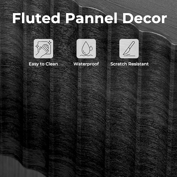 ZYBT 56-Inch Long Console Table, Wooden Narrow Rectangular Sofa Table Behind The Couch, Farmhouse Entryway Table for Entrance, Hallway,Living Room,Bedroom, Home Office Black