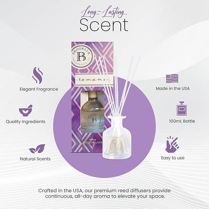Brooklyn Fragrance Co. Reed Diffuser 100 ML - Romance