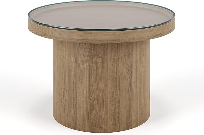 12 inch Round Glass Table Top - Clear Tempered Glass Surface Protector - Safe Pencil Polished Edge - Coffee, Dining and End Table