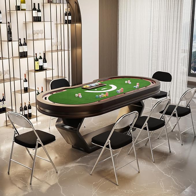 VINGLI Folding Chairs with Padded Seat & Backrest, Metal Frame, Durable Corduroy Fabric, 350 lbs Capacity, Set of 1, Black – Ideal for Weddings, Parties, Office Events