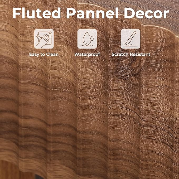 ZYBT 56-Inch Long Console Table, Wooden Narrow Rectangular Sofa Table Behind The Couch, Farmhouse Entryway Table for Entrance, Hallway,Living Room,Bedroom, Home Office,Brown