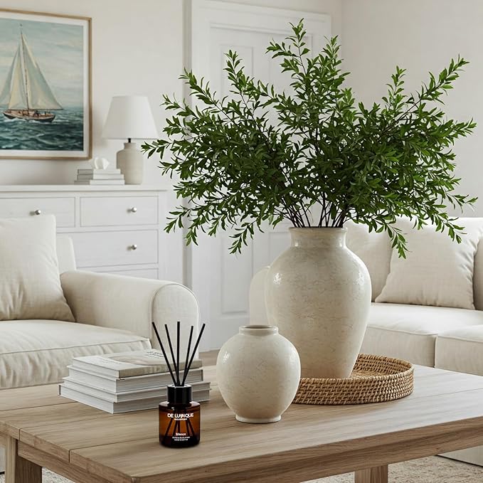 Reed Diffuser for Bathroom – Bathroom Diffuser with Sticks, Salty Ozonic & Orchid Scent, Long-Lasting Aroma, Premium Essential Oils, Crafted by Expert Perfumers – 50ml