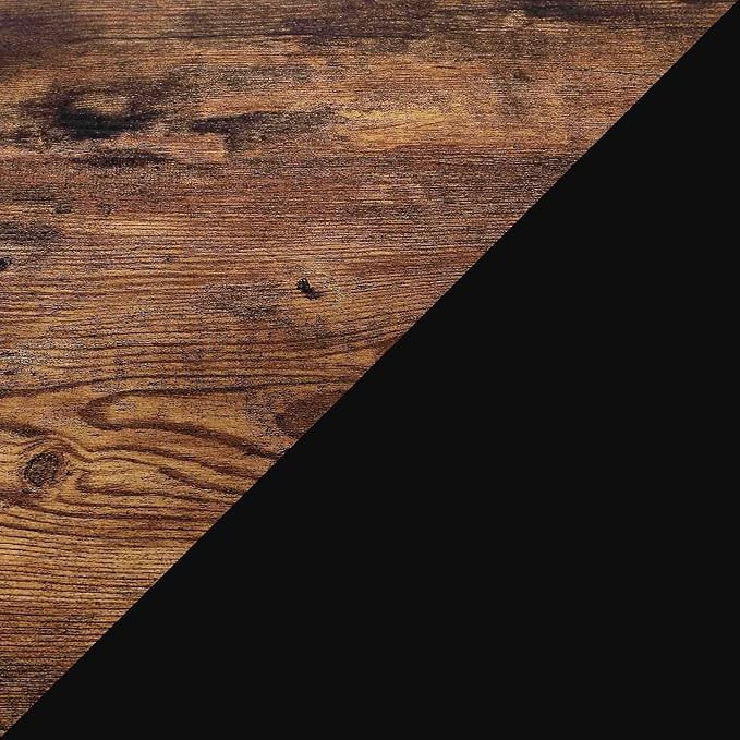 Convenience Concepts Oxford Coffee Table with Shelf, Barnwood/Black