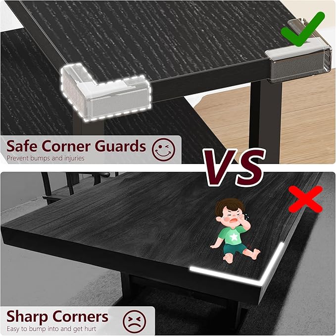 Heybly Small Narrow Side Table for Small Space, Thin Bedside Table, Slim Sofa Table, Skinny End Table, 25.2" Tall Nightstand, Couch Table for Living Room, Bedroom, Study, Balcony, Black, HET005BK1