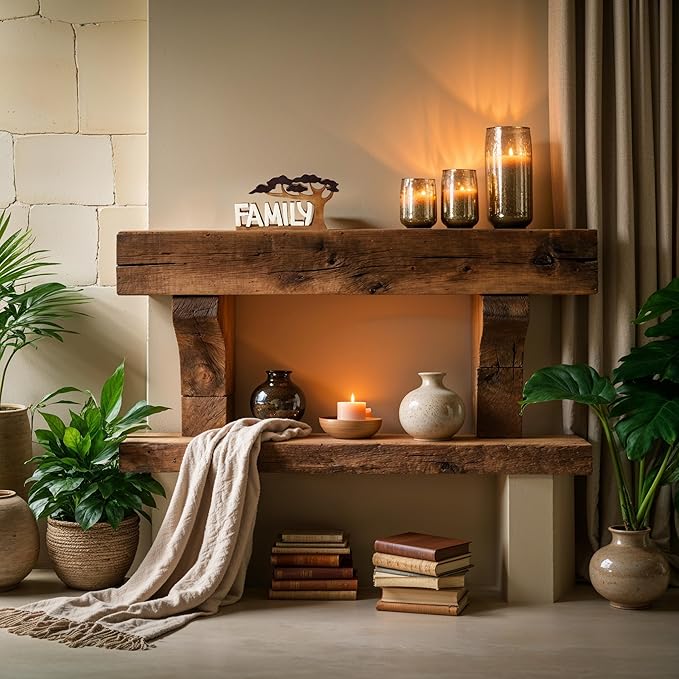 Decozen Gifts for Mom - Wooden Family Sculpture - Mother's Day Birthday Gifts, Home, Office, Living Room, Shelf, Fireplace, Farmhouse, Tabletop, Boho and Mantle Decor - Mothers Day Decorations