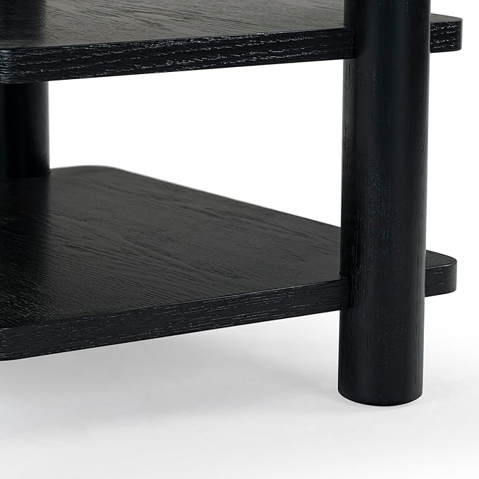 SAFAVIEH Couture Collection Edisyn Black 3-Shelf Accent Table