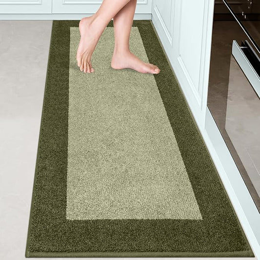 Machine Washable Runner Rug 24" x 70", Non Slip Kitchen Mat for Floor, Absorbent Entryway Rug for Kitchen, Bedroom, Hallway, Bathroom, Door (Roll Packing)