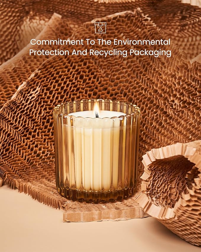 M&SENSE Blood Orange Clove Scented Candles, 1 Wick Jar Candle, Christmas Fall Gifts for Home Decor, Up to 60 Hours Burning, Natural Soy Wax Relaxing Aromatherapy Candle