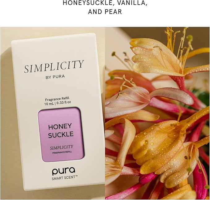 Pura & Simplicity Home Scent Refill - Smart Air Diffuser - Honeysuckle - Thumbnail 5
